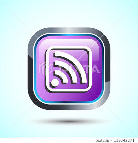 WIFI Icon Design Illustration, Internet Connection Symbol, Wireless and WIFI Sign, Button Design 119342271