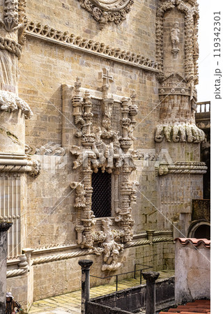 The Monastery of the Order of Christ, Convento de Cristo at the city of Tomar. Santarem District. Portugal. 119342301