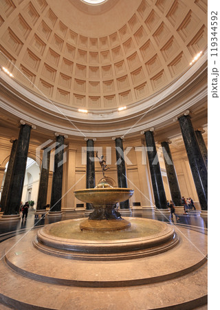 The National Gallery of Art main hall interior at the National Mall in Washington D.C. 119344592