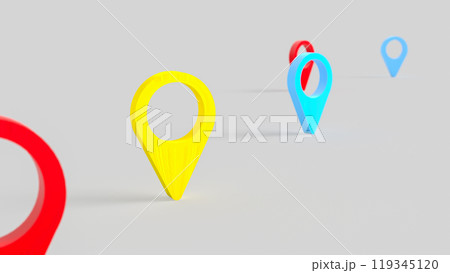 The Check point for travel or applications concept 3d rendering. The Check point for travel or applications concept 3d rendering. 119345120