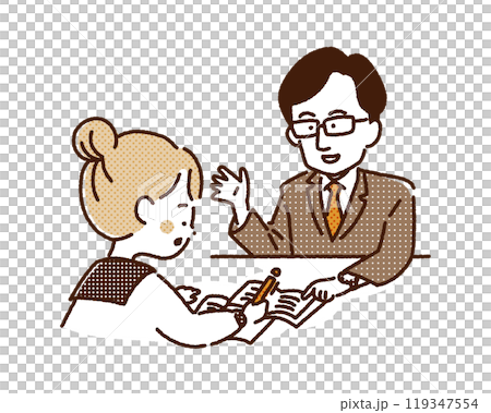 一個接受私人補習學習的女孩 一個接受私人補習學習的女孩 119347554