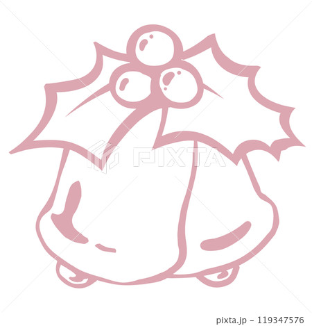 ピンクのベルと柊 ピンクのベルと柊 119347576