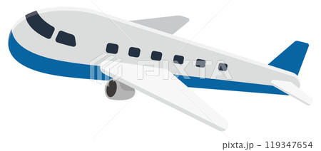 飛行機のイラスト 119347654