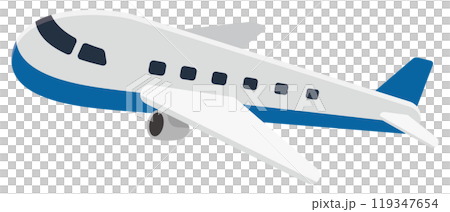 飛行機のイラスト 119347654