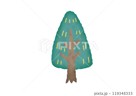 水彩風の木のイラスト 水彩風の木のイラスト 119348333