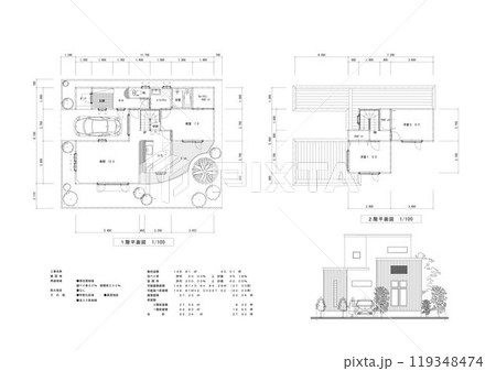 住宅　30坪プラン　4LDK 3LDK 119348474