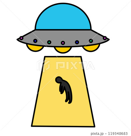 UFOに人がさらわれている所 119348683