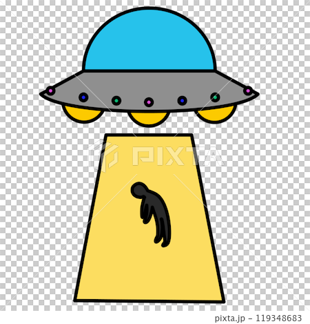 UFOに人がさらわれている所 119348683