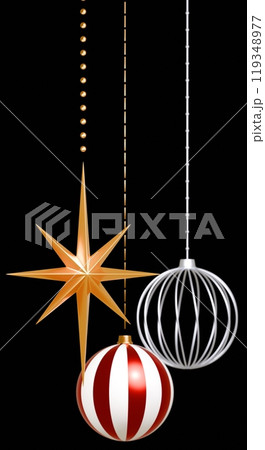 3D素材_クリスマスオーナメント 3D素材_クリスマスオーナメント 119348977
