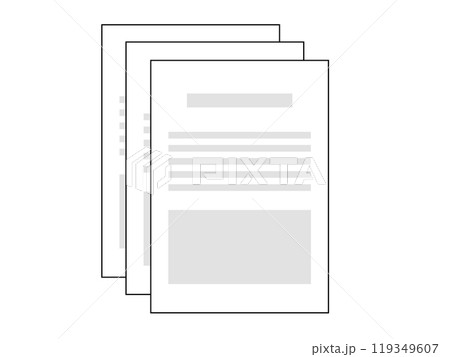 資料（書類）のアイコン 119349607