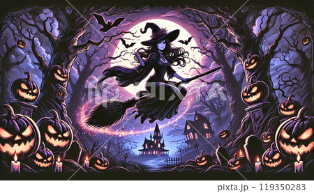 ハロウィン魔女 ハロウィン魔女 119350283