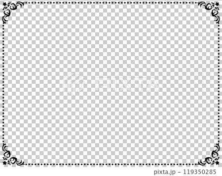 星星仿古鏡框~黑色~ 星星仿古鏡框~黑色~ 119350285