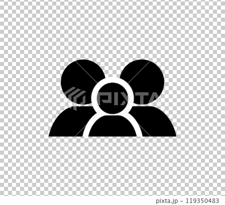 Simple people icon Family 119350483