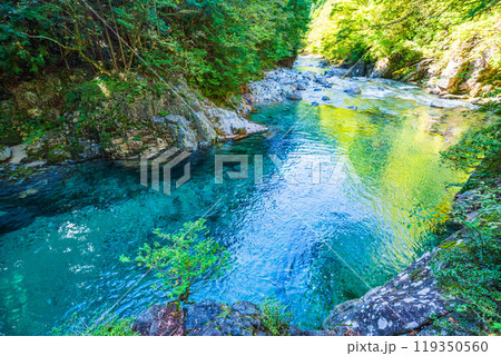 【長野県】阿寺渓谷 阿寺ブルーの熊ヶ淵 【長野県】阿寺渓谷 阿寺ブルーの熊ヶ淵 119350560