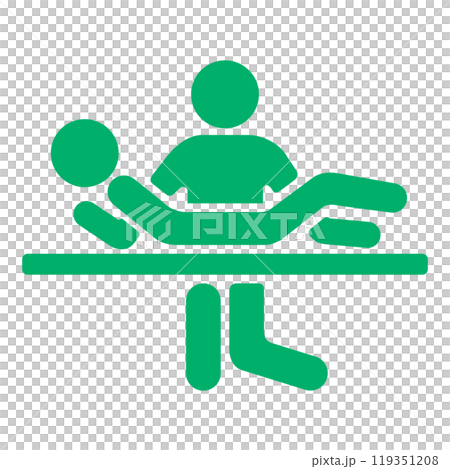 Sign for toilet with nursing bed 119351208