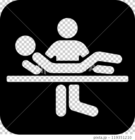 介護用ベッド付きトイレの標識 介護用ベッド付きトイレの標識 119351210