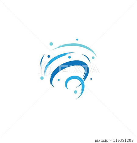 Tornado logo symbol vector illustration Tornado logo symbol vector illustration 119351298
