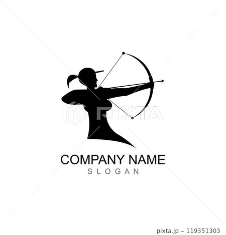 Arrow archery icon vector illustration Arrow archery icon vector illustration 119351303
