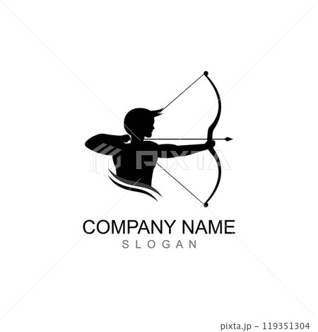 Arrow archery icon vector illustration 119351304