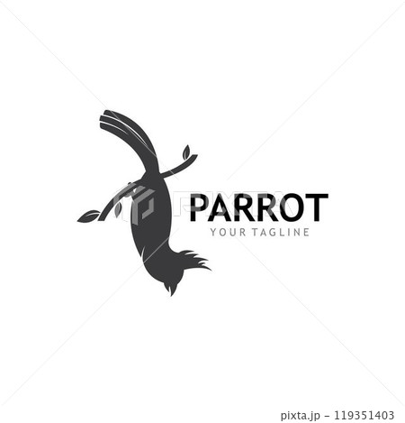 Parrot Logo Design Vector template 119351403