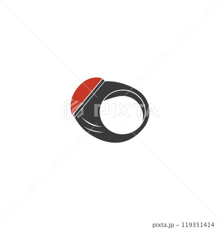 Agate rings logo vector template 119351414