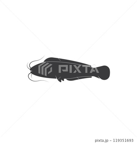 Catfish logo template vector icon 119351693