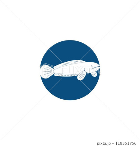 Fish Cork logo vector, Creative Fish Cork logo design concepts template 119351756