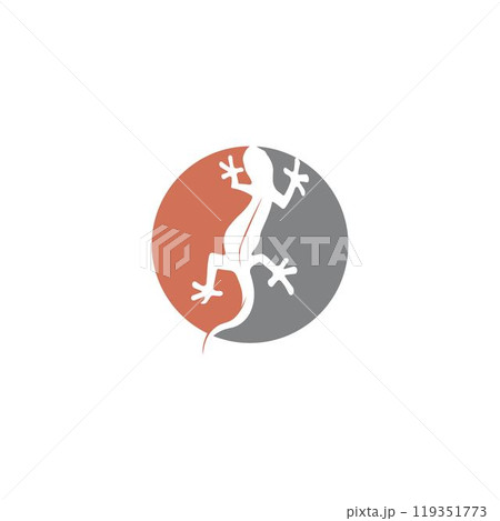 Lizard logo design vector template Lizard logo design vector template 119351773