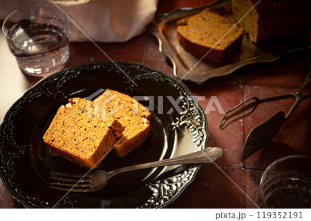 かぼちゃのパウンドケーキ 119352191