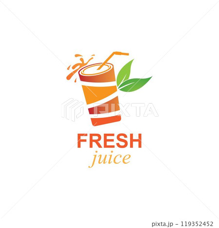 orange juice logo icon vector 119352452