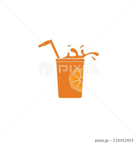 orange juice logo icon vector 119352455