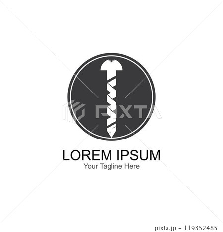screw icon vector logo template 119352485