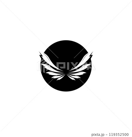 Falcon Wing Logo Template vector 119352500