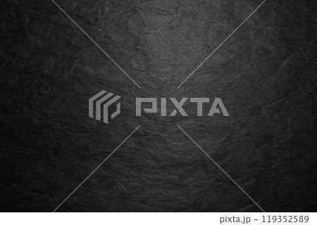 黒い和紙の背景 119352589