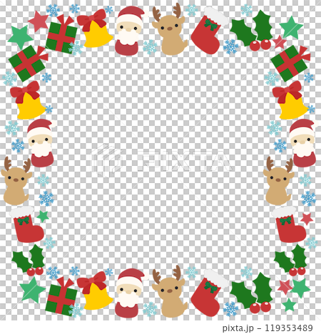 Christmas frame 119353489
