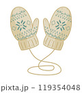 Scandinavian winter mittens 119354048