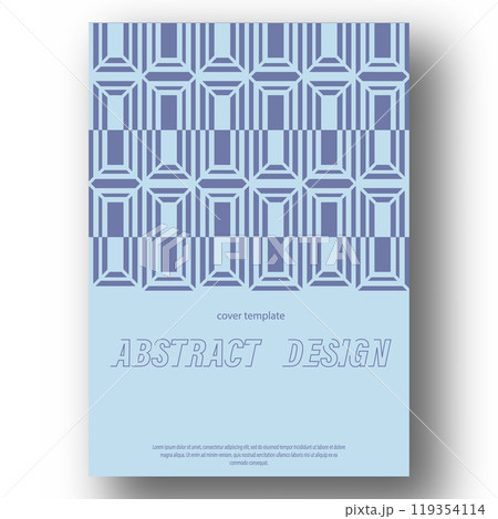 Geometric composition. The idea of a banner, brochure, catalog, or booklet. A template for creative design 119354114