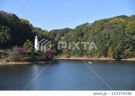 宮沢湖の紅葉 宮沢湖の紅葉 119354286