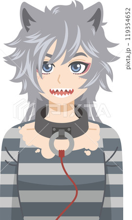 ワーウルフの仮装をする女性 119354652