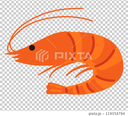 蝦的例證 119358784