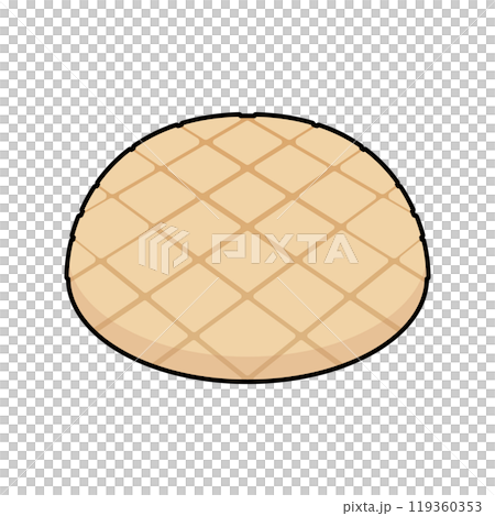 哈密瓜麵包圖標 119360353