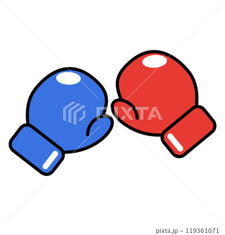 青と赤のボクシンググローブ 青と赤のボクシンググローブ 119361071