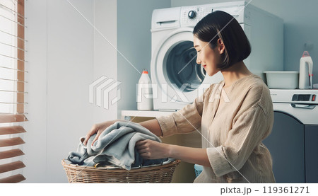 家事イメージ（AI生成画像） 119361271