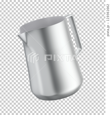 Silver milk frothing pitcher 119361662