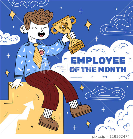 Employee of the month concept 119362474