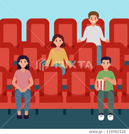 Social distancing in movie theaters 119362528
