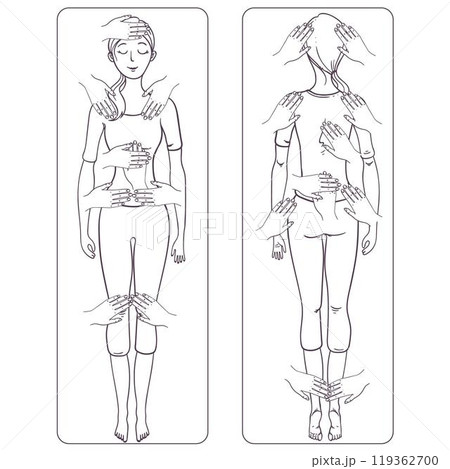 Reiki therapy concept 119362700