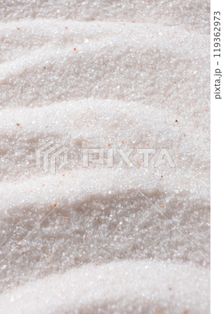 Natural Himalayan Pink Salt Fine Ground Top View Abstract Texture Vertical Background Natural Himalayan Pink Salt Fine Ground Top View Abstract Texture Vertical Background 119362973