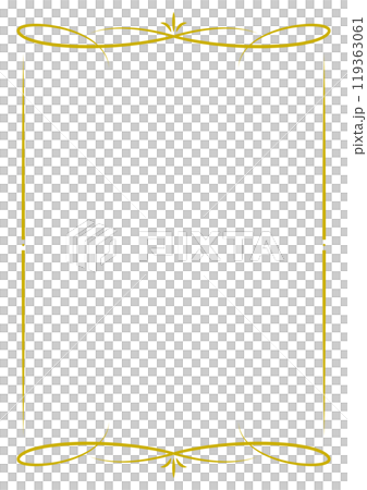 Elegant frame, luxurious, gold, vertical Elegant frame, luxurious, gold, vertical 119363061