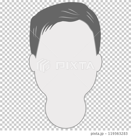 Male business icon, faceless silhouette, office worker Male business icon, faceless silhouette, office worker 119363283